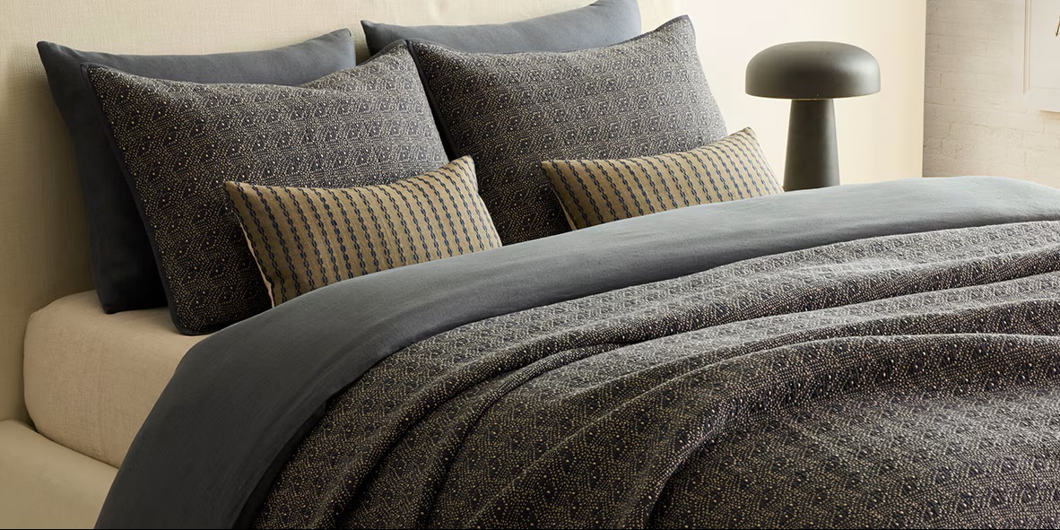 Stacked bed linen sets