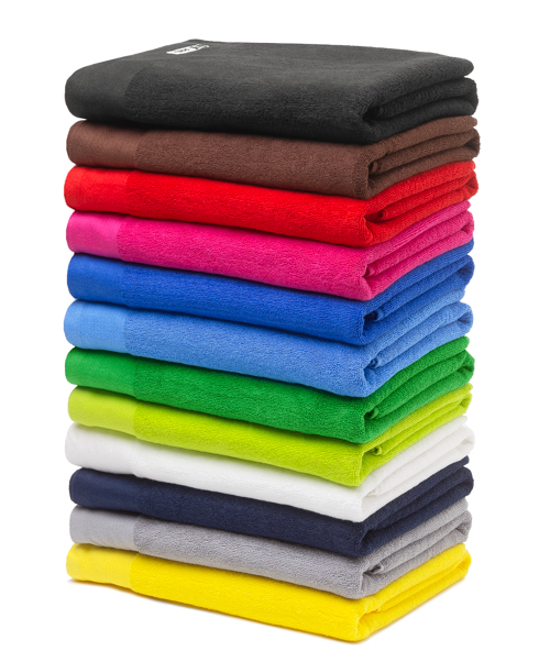 Embroidered gym towel detail
